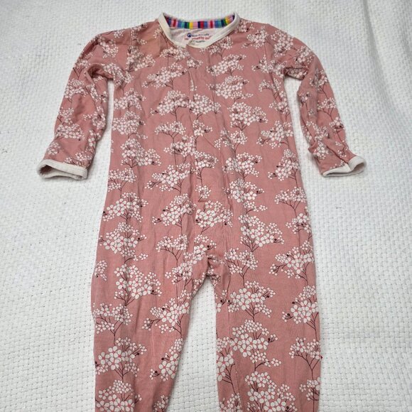 Other - Magnetic Me Footie Onesie | 3-6 Months | Pink Floral | Magnetic Closure 🌸